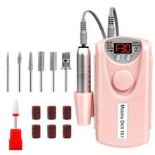 DENGXUN Nail Salon Professional Nail Drill, Nail Tech Supplies, Nail Supplies, USB Rechargeable Home And Salon Nail Polish Shape Tool, A Great Tool For Women's Nail Art, Great Gift Ideas For Christmas And Valentine's Day