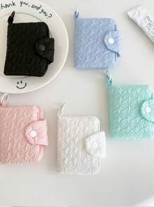 1 Ví Đựng Tiền Xu Dạng Lưới Màu Pastel Mùa Hè - Bao Gồm Carabiner, Có Thể Treo Trên Ba Lô, Ví Nhiều Ngăn Màu Hồng Nhạt Cho Bé Gái, Ví Vải Lưới Mềm Và Nhẹ - Một Lựa Chọn Quà Tặng Cho Sinh Nhật Và Trao Đổi Của Trẻ Em - 1 cái ví - Xem 10