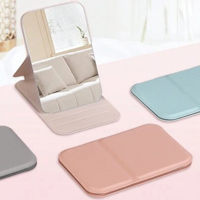 1pc A Small Mirror That Can Be Carried With You, A Handheld Dormitory Desktop, And A Super Mini Student Portable Foldable Makeup Mirror,Makeup,Cheap,Room Decor,Vanity,Travel,Bedroom,Makeup Accessories,Mirror,Vanity Mirror,Cheap,Stocking Stuffers,Makeup,Makeup Tools,Cheap Stuff,Gifts,Gifts For Women,Christmas Gifts,Giveaways,Travel,Cheap Stuff,Travel Essential