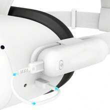 5000mAh Rechargeable Battery Pack For Quest 2 Accessories/Meta Quest 2 Pro Headset, Lightweight And Portable VR Extended Power Compatible With Quest 2 With Meta Quest 3 - White - View 1