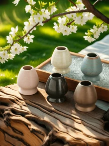 1/4 件抹茶茶具套装，包括抹茶搅拌器、传统勺子、抹茶配件 - 非常适合抹茶准备，适用于圣诞节、办公室、客厅和茶馆、厨具和用品，抹茶套装返校 - 彩色 - 查看 13