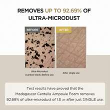 Madagascar Centella Ampoule Foam - Jabón Coreano Calmante, de textura cremosa; contiene agentes hidratantes y naturales, como agua de coco y Centella Asiatica Limpiador facial de centella asiática limpiador facial de aminoácidos débilmente ácido Calmante 125ml - Marrón Mocha - Ver 7