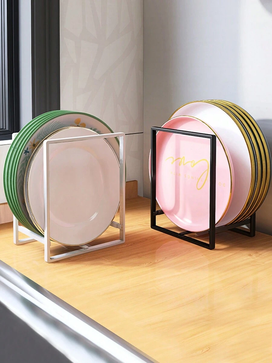 Support Tournant 360° Pour Ustensiles De Cuisine - En Acier - 8 Crochets - Rangement Comptoir Sans Perçage