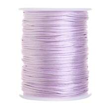 100m/Rolo Cordão Trançado de Nylon de 1,5mm para Nós Chineses, Acabamento, Fabricação de Joias, Pulseiras e Colares