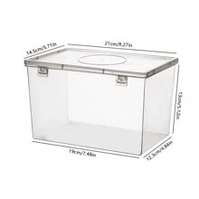 Plastic Bread Container Bread Storage Bin Bread Box For Countertop Large Bread Box For Kitchen Countertop Airtight Bread Storage Container For Homemade Bread And Bakery Fresh Box - Multicolor - View 2