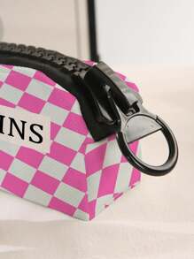 1 pieza Estuche de lápices personalizado, bolsa de almacenamiento personalizada, puedes personalizar tu diseño único (foto, nombre, ilustración), bolsa de cosméticos con cremallera ligera, caja de lápices, estuche de lápices clásico, adecuado para la escuela/estudiantes/vuelta al colegio