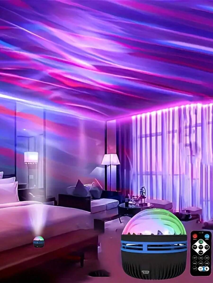 1pc LED Star Projector, Galaxy Lamp With Multiple Nebula Modes, Remote