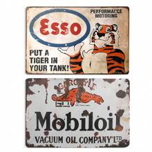 7 Pieces Vintage Tin Signs Gas Oil Metal Signs Home Kitchen Man Cave Bar Garage Wall Decor - Retro Metal Signs For Vintage Decorations And Wall Art. - 7 chiếc - Xem 4