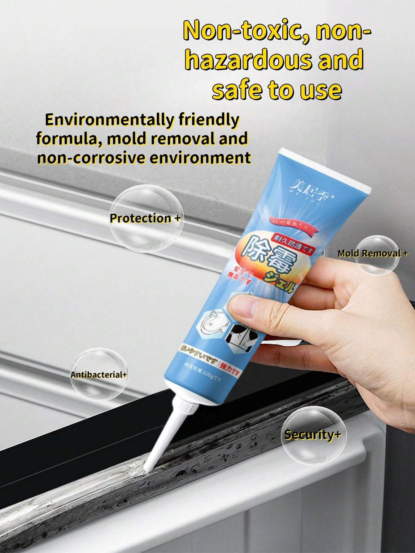 Anti-Schimmel Gel, Haushalts-Schimmelentferner Paste für Kühlschrank ...