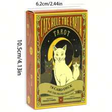 Cat Owner's PDF Guidebook Tarot Cards For World Domination, Fortune Telling, Family Party Game Cards - Multicolor - View 2