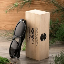 Personalized Ebony Wood Fashion Glasses, Engraved Wood Fashion Glasses, Groomsman Fashion Glasses, Groomsmen Proposal, Groomsmen Gifts, Bachelor Party Gift, Fashion Woman