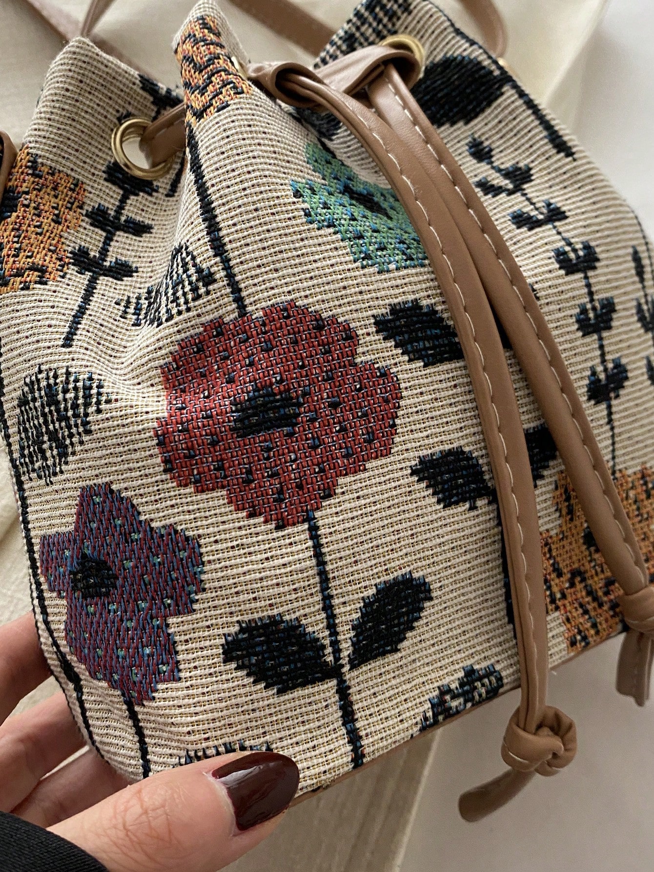 حقيبة كتف صغيرة على الطراز الصيني الجديدة، حقيبة ك...