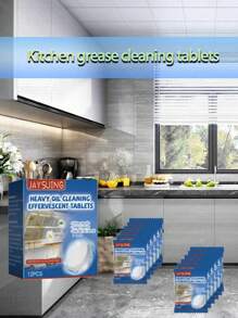 Restaurant Kitchen Cleaning Effervescent Tablets, Heavy Oil Cleaning Effervescent Tablets, Kitchen Range Hood Cleaning Effervescent Tablets - Multicolor - View 8