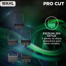 Pro Cut Cutting Machine 5 Adjustable Blade Combs With Black Toiletry Bag 110V - màu đen - Xem 7