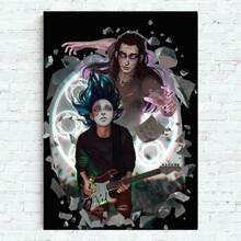 1قطعة لوحة جدارية للألعاب تزيين المنزل والمكتب وغرفة النوم والصالة والمطبخ، لوحة اختيارية مع إطار