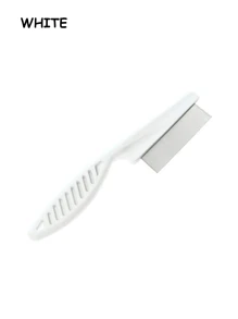 1PC Pieces Stainless Steel Fine & Wide Tooth Comb,High Strength Teeth Hair Combs, Professional Dandruff Combs Grooming Tool,Help Remove Lice And Dandruff - Multicolor - View 13