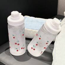 VANLFY 云形塑料杯带吸管，水瓶 - 白色 - 查看 9