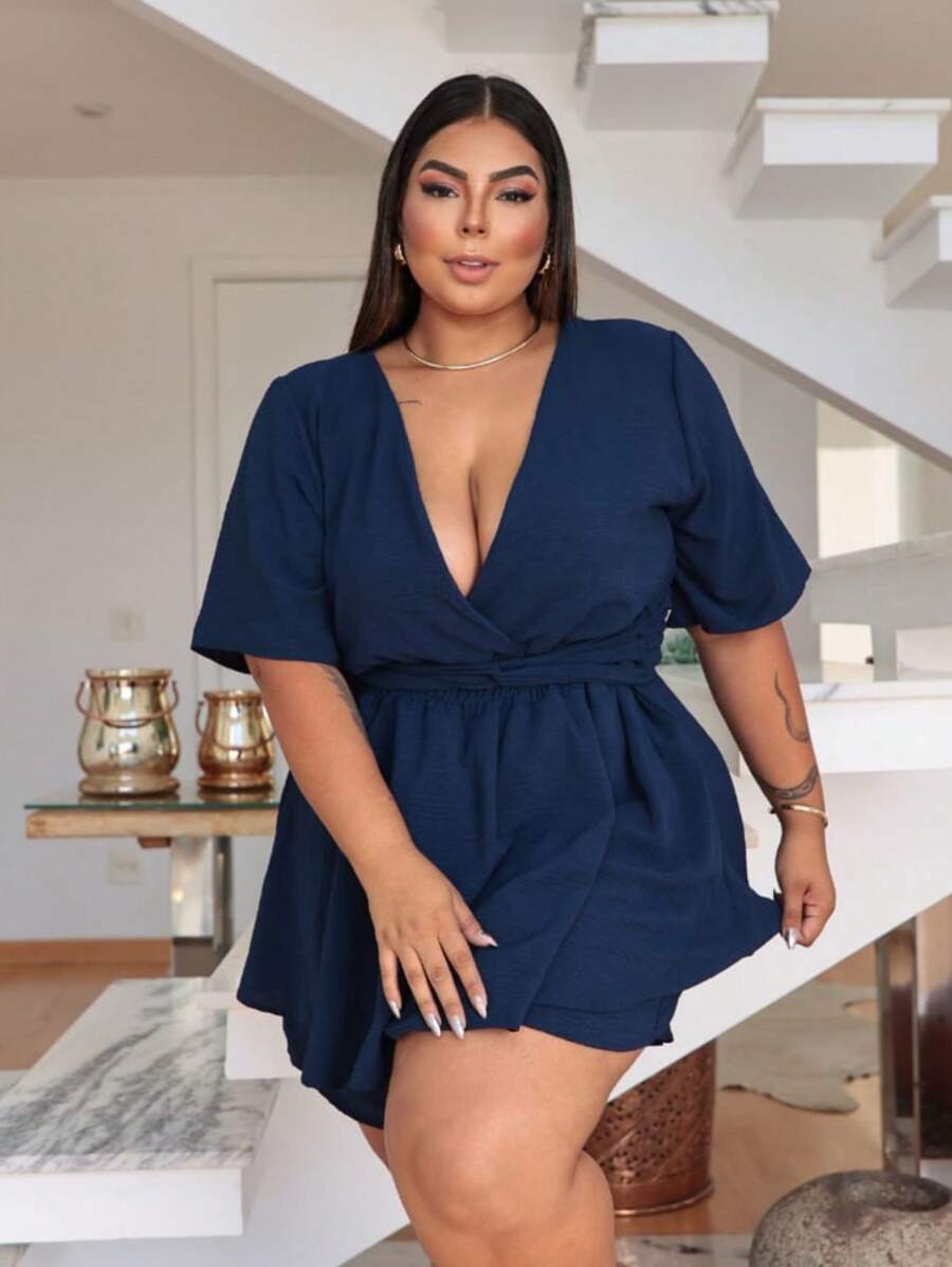 Short Romper Short Skirt Plus Size Fits From 46 To 54 - 船用測控儀 - 查看 1