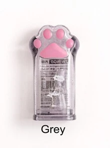 1 pieza Sacapuntas en forma de pata de gato, sacapuntas manual de lápiz como regalo, sacapuntas rotatorio mini, multifuncional, diseño acrílico creativo, regalo de papelería - Multicolor - Ver 9
