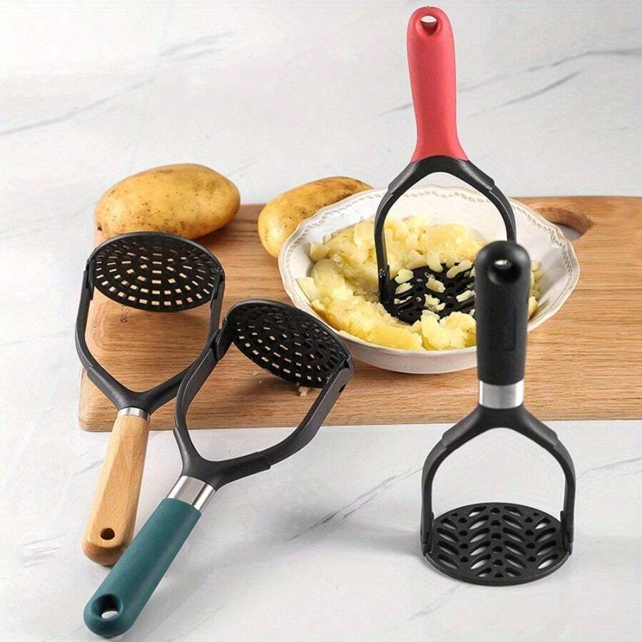 Folding Potato Masher, Nylon Fruit Mashing Tool, Manual Potato / Sweet