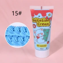 1Pc/12Pcs 15ml/50ml DIY Phone Case Kit Whipped Cream Glue Kit Include 12Pcs Simulation Cream Glue With Nozzle - Multicolor - View 29