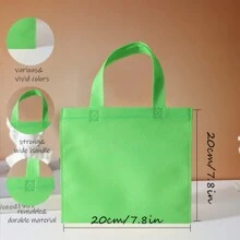 10pcs Candy Gift Bag Colorful Non-Woven Fabric Tote Bag, Custom Printed Logo, Wholesale In Stock - Multicolor - View 9