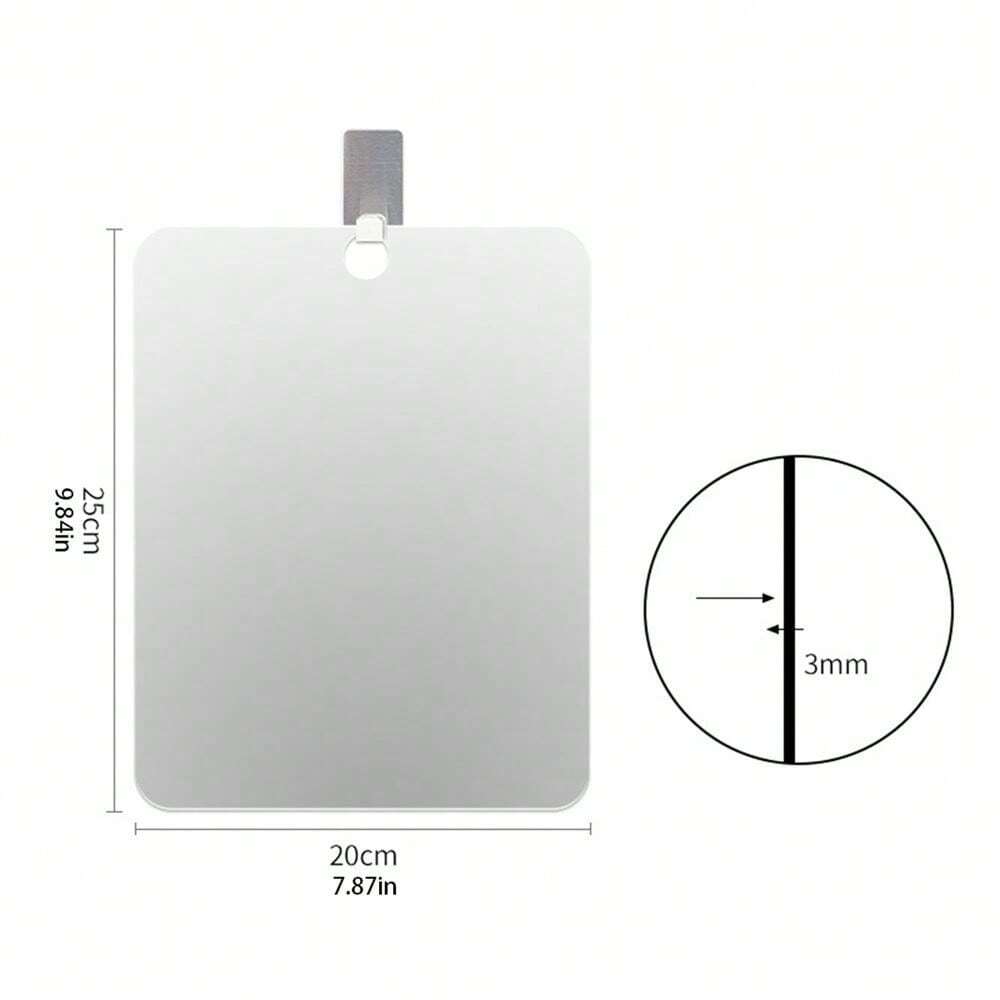 PC AntiFog Mirror Acrylic Bathroom Vanity Makeup Mirror, Shaving