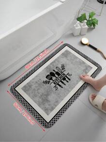 [Surdimensionné] 1 pièce Tapis de sol de cuisine - Tapis de cuisine anti-fatigue pour l'automne et l'hiver, confortable pour se tenir debout - Imperméable, facile à nettoyer, ensemble de tapis de cuisine épais antidérapants, convient pour la maison, le bureau, l'évier, la buanderie