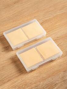 1 pieza Caja de almacenamiento de rebanadas de queso, caja de almacenamiento para refrigerador, soporte para rebanadas de queso, recipiente de plástico con tapa, recipiente para refrigerador de rebanadas de queso, recipiente para queso, caja de almacenamiento de rebanadas de queso, mantiene el queso fresco, caja de distribución de envase de mantequilla giratoria, utensilios de cocina, para uso en exteriores, camping