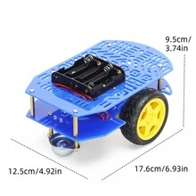 TSCINBUNY Smart Robot Car Component Chassis Kit, For Arduino Robotic Electronic Kit, Education Robot Programming Project DIY Sets - Beige - View 6