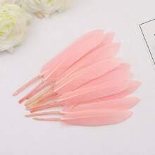 50 Buah Bulu Angsa 10-15cm Aneka Warna, Bulu Lurus Kecil untuk Dekorasi Perhiasan Pesta Pernikahan, Kerajinan Tangan DIY Berwarna-warni - MultiWarna - View 7