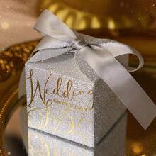 10pcs Frosted Wedding Favor Gift Boxes Elegant European Style High-End Gift Boxes Paper Packaging Boxes - 10pcs - View 3