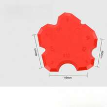 4入組廚房和浴室瓷磚縫隙工具套件,包括刮刀、刷子、密封膠帶和清潔劑 - 藍色 - 查看 9