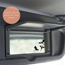 3pcs/Set Tiny Dragons Rearview Vinyl Stickers Halloween Car Decal Waterproof Decal For Car , Laptops And Glass Surfaces - one-size - View 8