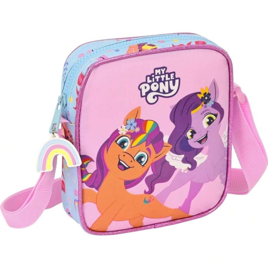 Hasbro MY LITTLE PONY "WILD & FREE" CROSSBODY BAG - Comfortable And Versatile Shoulder Bag - Ideal Shoulder Bag For Everyday - Shoulder Bag With Modern Style - High Quality And Durability Shoulder Bag