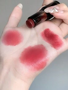 1 件装哑光唇膏，外观自然，持久，不干燥，亮泽，日常使用 - 玫瑰紅 - 查看 2