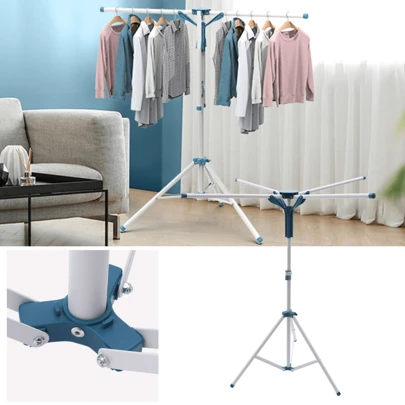  ZhdnBhnos LINSIE Foldable Drying Rack Space Saving Clothes Dryer Rack Adjustable Height 110-180cm The Best Gift/Present For Family&Friends Happy Christmas
