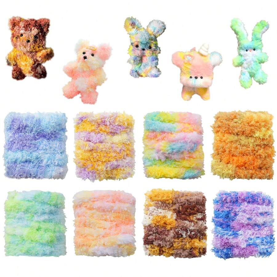 5 que len xoắn họa tiết siêu dày và siêu dày 39,3 inch/100cm, thủ công tự làm, chó con, thỏ và gấu, que làm sạch ống bằng vải lông san hô cỡ lớn, que làm sạch ống dài, thân cây nhung lông dày và dài, đồ thủ công làm từ thân cây nhung lông, động vật thân cây nhung lông với que làm sạch ống dày, dự án tự làm và đồ trang trí thủ công