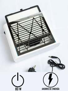 Estractor de polvo chico. 40 Watts. - Blanco - Ver 4