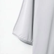 202 Nuevo albornoz blanco bordado musulmán árabe para hombres - Gris Claro - Ver 4