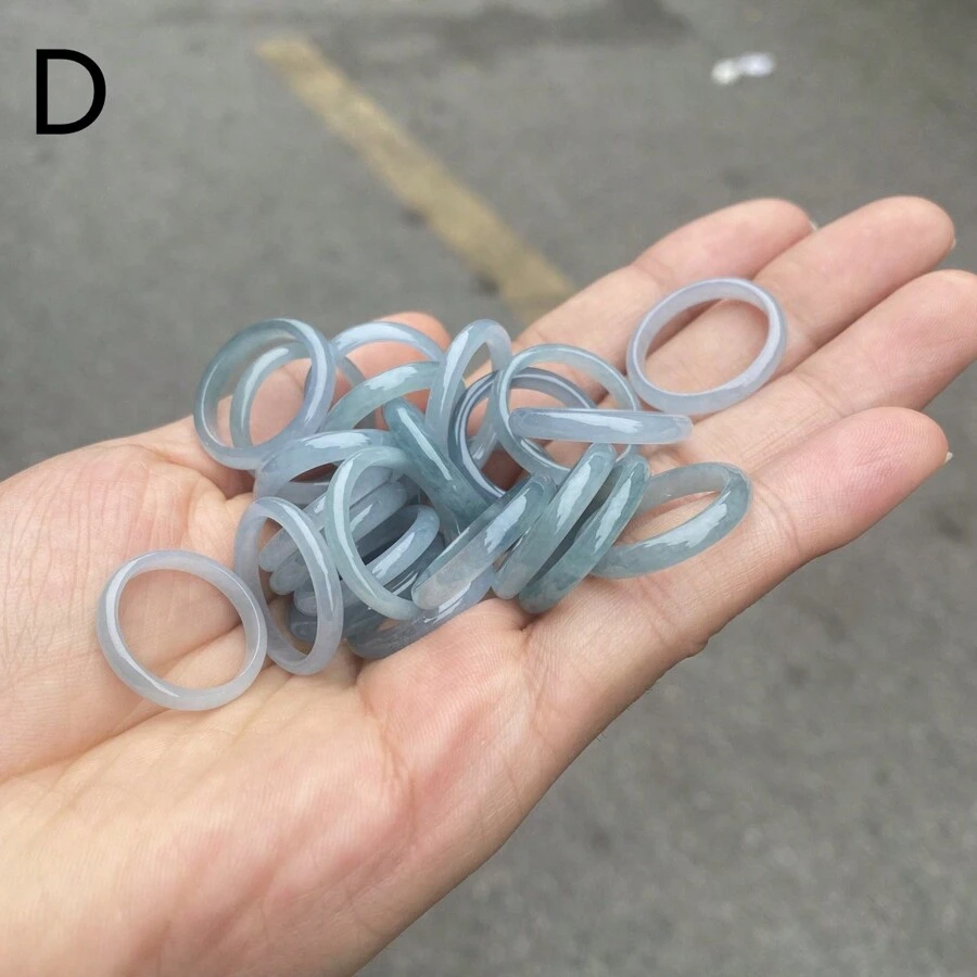 1 件天然 AAAAA 祖母绿戒指、绿玉戒指、蓝宝石祖母绿戒指，尺寸均等，非常适合戒指、收藏品和配饰，适合女士情人节派对女孩节日礼物，送给她的礼物。 - 翡翠戒指D - 查看 1