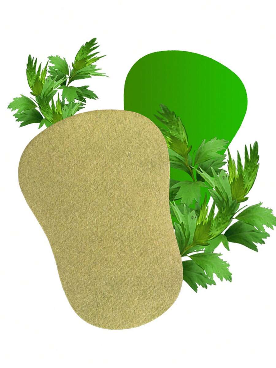 60片艾蒿足贴，含植物精华，温和日常足部护理