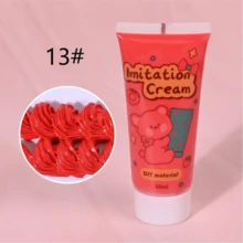 1Pc/12Pcs 15ml/50ml DIY Phone Case Kit Whipped Cream Glue Kit Include 12Pcs Simulation Cream Glue With Nozzle - Multicolor - View 23