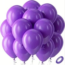 50pcs Colorful Latex Balloons - 5/10/12 Inch Round Helium Balloons, Suitable For Theme Weddings, Graduations, Anniversary Party Decorations - Multicolor - View 10
