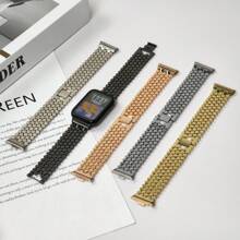22 毫米不锈钢表带兼容 Redmi Watch 4 表带腕带兼容小米手环 8 Pro Miband 可调节金属表带 Correas - for Watch4/8Pro - 查看 8