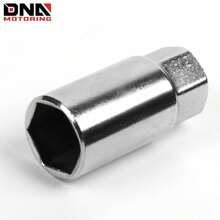 J2 Engineering 7075 Aluminum M12X1.5 20Pcs 50mm Knurled Top Lug Nuts+Key Black - Black - View 5