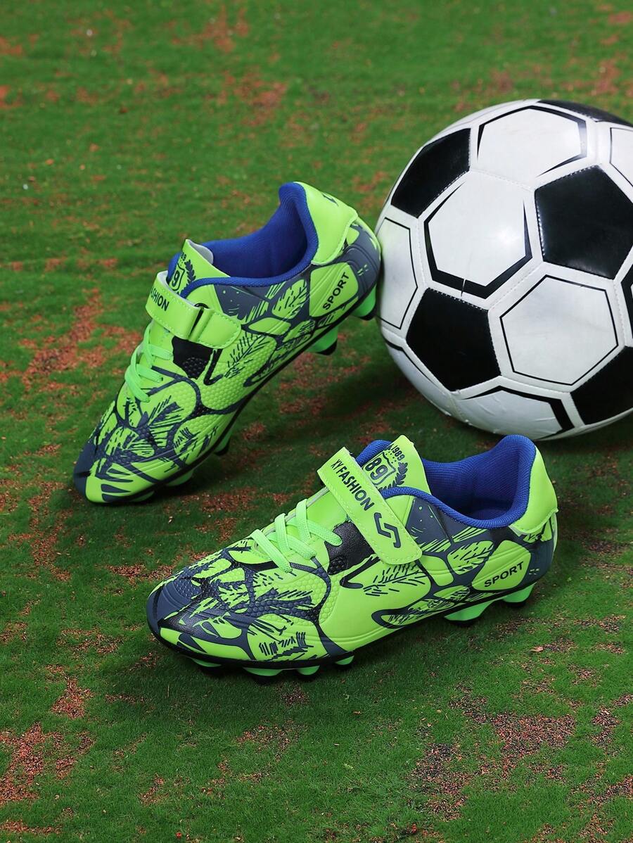 Unisex Teenagers Long Spike TPU Football Outsole, Lawn Anti-Kick Rubber Sole For Daily Training & Professional Football Shoes, All Season Sports Shoes