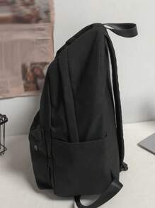 Large Capacity Women's Leisure Backpack, Outdoor Waterproof Backpack, Student Backpack, Shopping And Shopping Backpack, School Backpack - Black - View 4