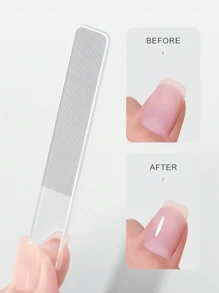 Nail File Glass Nail Buffer Crystal Nano Nail File And Cuticle Trimmer Double Sided Manicure Pedicure Tools Nail Kit For Women Men Acrylic Natural Nail