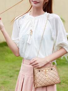 Fashion Chain Shoulder Bag 2024 New Small Square Bag Women's Wholesale Handbag, Suitable For All Seasons
